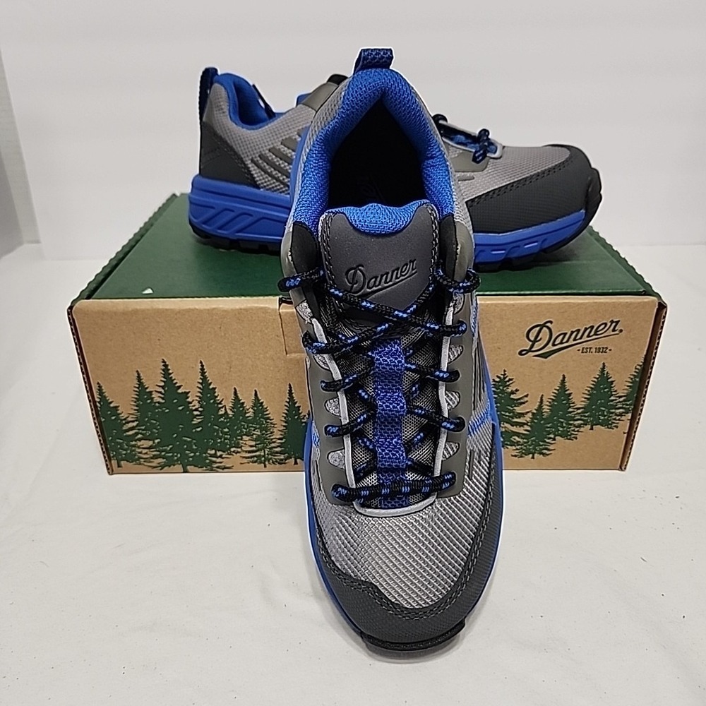 DANNER Women's 8 Run Time 12381 Blue/Gray ESD/Slip‎ Resist Comp Toe  Work Shoe